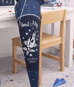 Schultüte Raumshuttle, passend zum Ergobag Kobärnikus, Weltraumschultüte