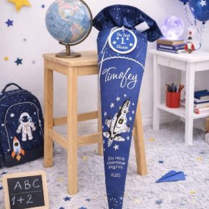 Schultüte Spaceshuttle, Weltraumschultüte, passend zum Step by Step Starshuttle Elio, Leuchtet Nachts