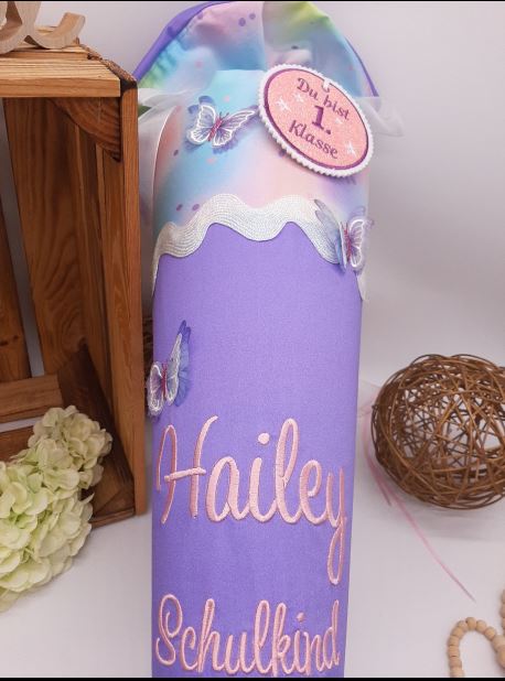 Schultüte Schmetterling, passend zum Step by Step Butterfly Luna, Zuckertüte aus Stoff – Bild 6