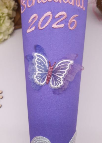 Schultüte Schmetterling, passend zum Step by Step Butterfly Luna, Zuckertüte aus Stoff – Bild 4
