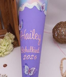 Schultüte Schmetterling, passend zum Step by Step Butterfly Luna,  Zuckertüte aus Stoff