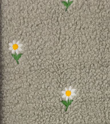 Teddystoff Gänseblümchen Kiesel