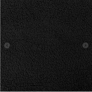 Teddystoff uni schwarz