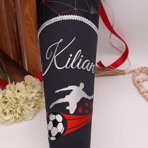 Schultüte Fussballer, Stoffschultüte, Schultüte passend zum Dragon Drako von Step by Step