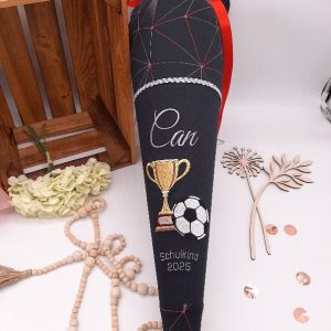 Schultüte mit Fussball und Pokal, Schultüte passend zum Step by Step Dragon Drako