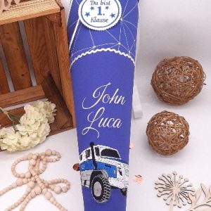 Schultüte Polizeitruck - passend zum Ergobag Blaulichtbär