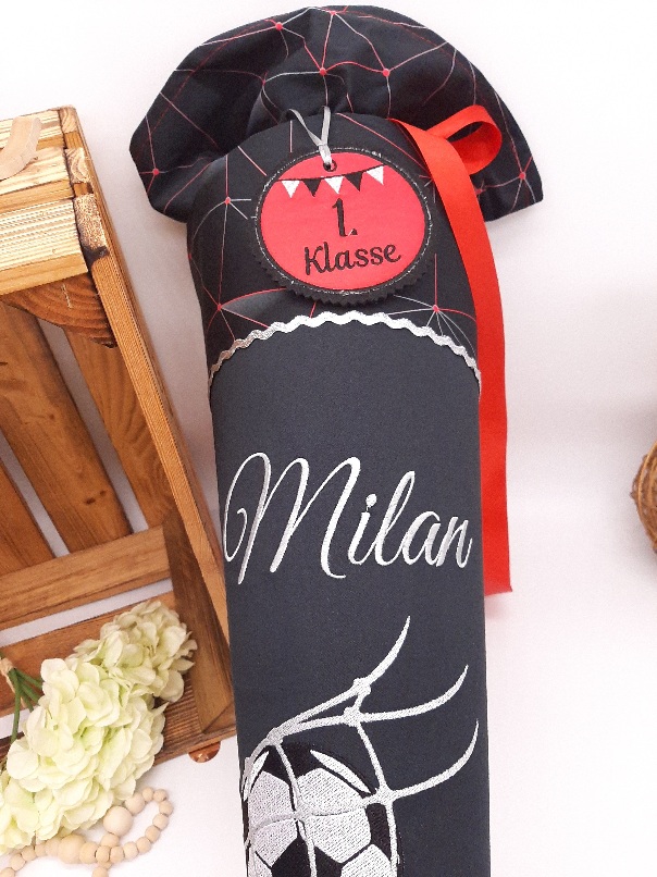 Schultüte Fussball, Stoffschultüte, Schultüte passend zum Dragon Drako von Step by Step – Bild 3