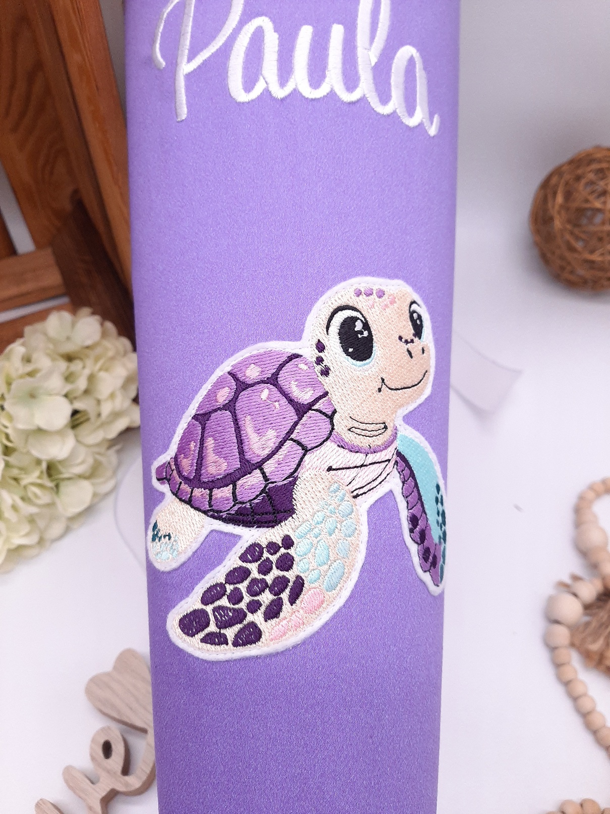 Schultüte Schildkröte, passend zum Step by Step Butterfly Luna, Turtle Schultüte bestickt – Bild 3