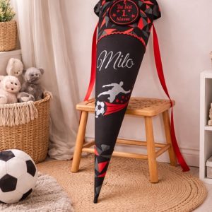 Schultüte Fussballer, passend zum Ergobag Teakbärdo, Fussball Schultüte