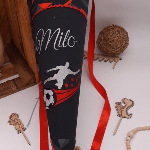 Schultüte Fussballer, passend zum Ergobag Teakbärdo, Fussball Schultüte