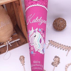 Schultüte Einhorn, passend zum Bayala Marshmallow Einhorn von step by step, Einhornschultüte