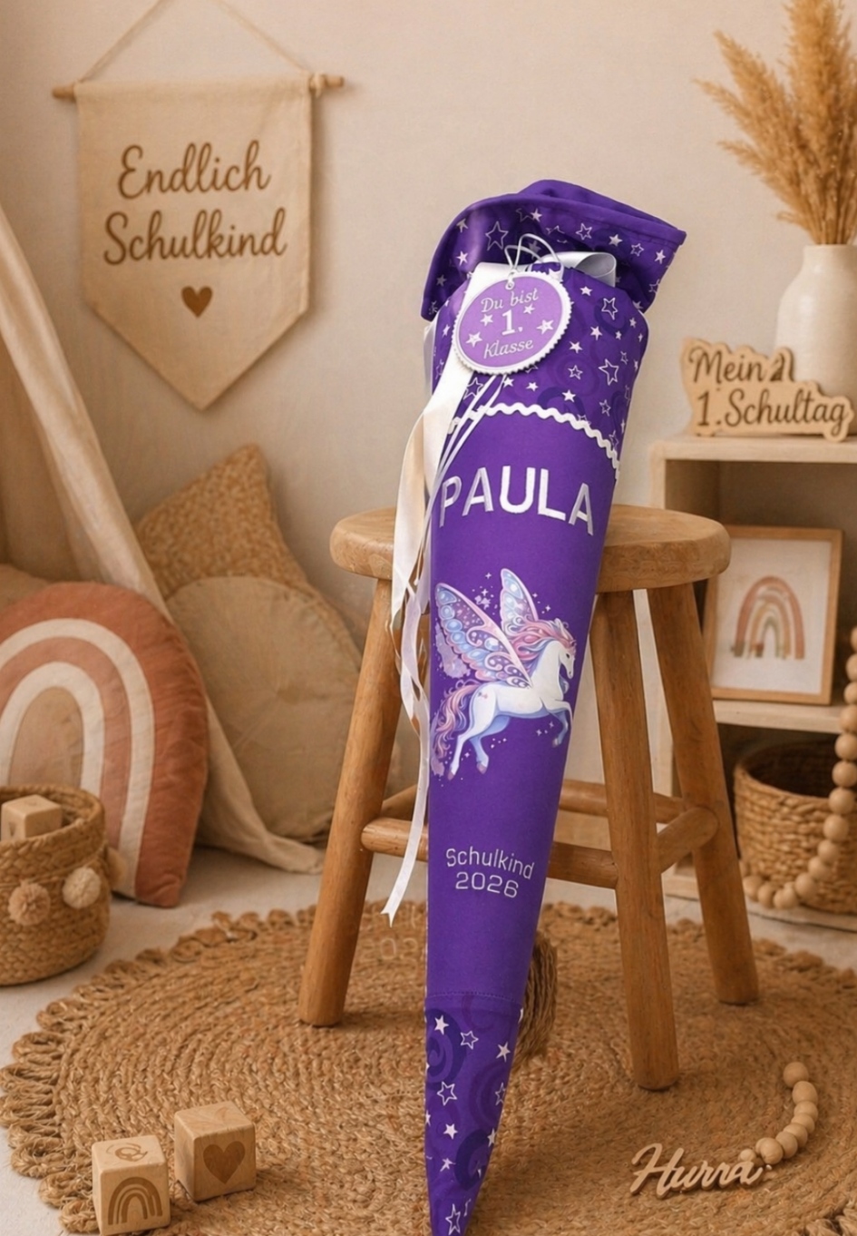 Schultüte Pegasus, passend zum Step by Step Pegasus Liv, Einhorn Schultüte, Pegasusschultüte